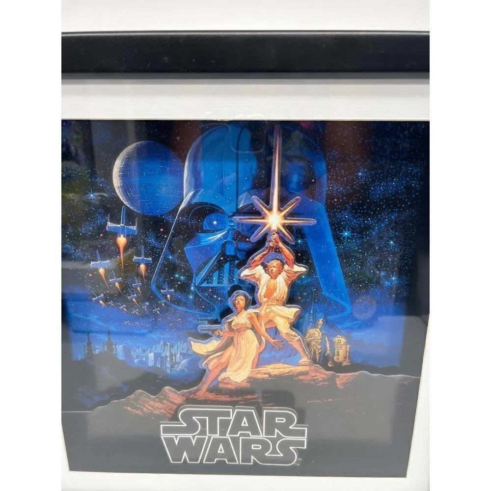 Star Wars New Hope 3D Shadow Box Wall Hanging Picture
